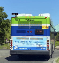 Yolobus Half Back ad for Spare The Air Yolobus Half Back ad for Spare The Air