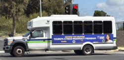 Yolobus Paratransit Super King Touro University California ad Yolobus Paratransit Super King ad for Touro University California